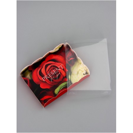 Cookie box, confectionery packaging, "Present", 14 x 10.5 x 2.5 cm-3