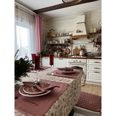 Set of serving napkins Brown, size 40x40 cm. - 2 pcs, brown color