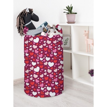 Basket for toys "Happiness, size 40x60 cm
