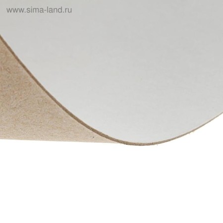 Binding cardboard (shelter) 0.9 mm, 10 x 15 cm, 540 g/m², white-1