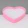 Organizer for jewelry "Casket Heart" 24 places, plastic, 12 × 9.5 × 3 cm, pink color
