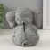 The piggy bank "Elephant" is height 13 cm, width 12 cm, length 10 cm.