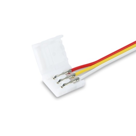 Flexible unilateral connector for LED tape 5050 12/24V (3 contacts) 150 mm GS7201, 5 pcs