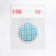 Folding mirror "squares", d = 7.5 cm, turquoise color