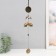 Wind music "Dragon on a coin" 3 bells + 1 suspension 46 cm