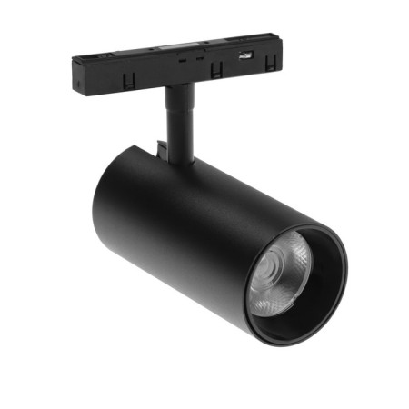 Track magnetic lamp, 20W, 1600LM, 24 degrees, 48V, 3000k, T-white, IP20, black