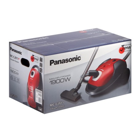 Vacuum cleaner Panasonic MC-CJ911R, bag, 1900 watts, 6 l, red-15