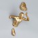 Polystone souvenir "To meet the Victory" left, gold 26.7x17 cm