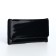 Women's wallet on a magnet, black color