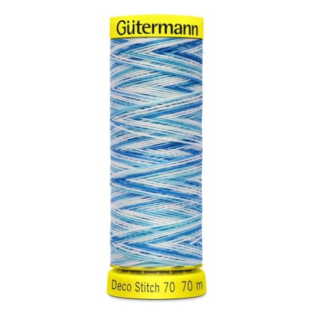 Thread Deco Stitch 70 multicolor for decorative seams, 70 m, 702161 (9954)