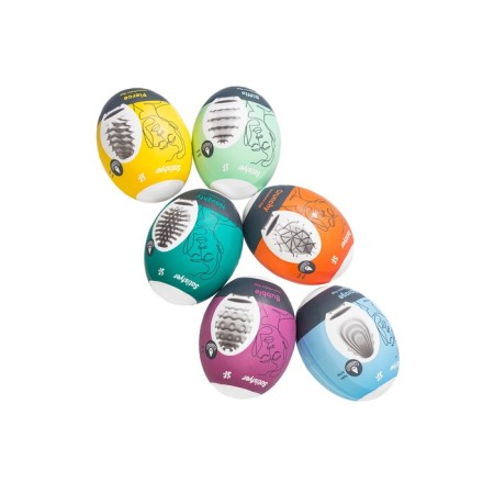 Unrealistic Satiffyer Egg Single (Bubble), TPE, Violet Color.-6