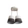 SELENA CHANGER 2H27 40W white-gold 54x15x25 cm