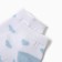 Women's hearts, white/blue color, rr 23