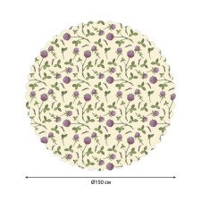 Tablecloth “clover”, round, Saten, d = 150 cm