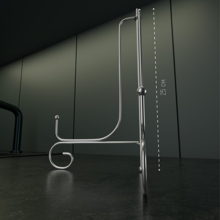 Standing for plate shares, 15.5 × 25.5 cm, chromium color-3