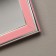 Interior mirror, acrylic, 35 x 45 cm, pink