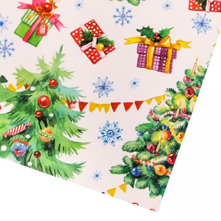 Paper packaging glossy "Hand dance", 70 x 100 cm, New Year-4