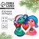 Christmas tree toy New Year's "heart", for the New Year, 8.8 x 9.8 cm