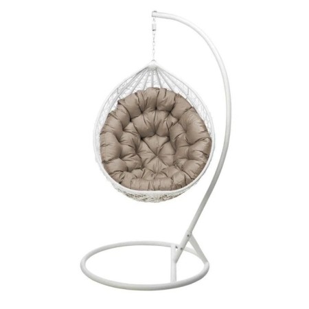 Villy swing pillow, diameter 115 cm, dark beige color-1