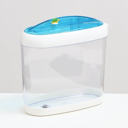 Aquarium desktop, with LED lighting and feeding calendar, 4.4 liters
