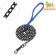 Metal leash, 120 cm x 2 mm, black