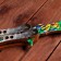 Wooden souvenir "Butterfly knife" multi -colored