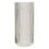 Decorative vase of embossed glass, 115 × 115 × 250 mm, the color is transparent