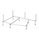 The frame for the asymmetric bath Santek "Mallorca" 150x90 cm, left and right