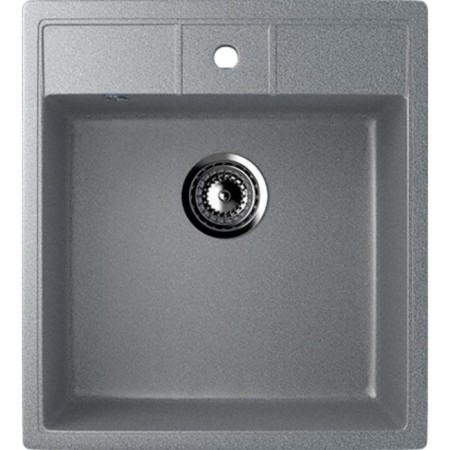 Kitchen Washing Ulgran U406-309, 500x445 mm, dark gray color