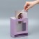 Gift-bearing box folding, packaging, Lavender, 14 x 14 x 8 cm