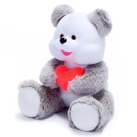 Soft toy "Bear", with a heart, mix-1