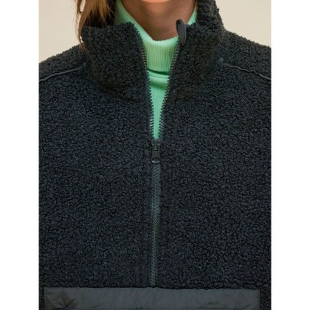 Jacket for girls, height 116 cm, black color-4