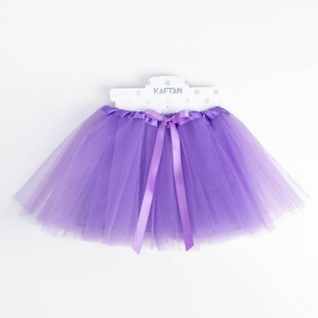 Three -layer skirt kaftan, lilac-2