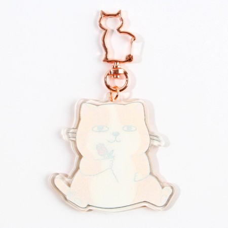 Acrylic core keychain "Kit", 6 x 5.4 cm-6