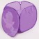 Basket for storage of toe "Magic unicorn", 45 x 45 x 43 cm, purple