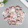 Stickers Plastic "Model Girls" set 60 pcs 10x12 cm
