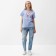 T -shirt female, blue color, size 48
