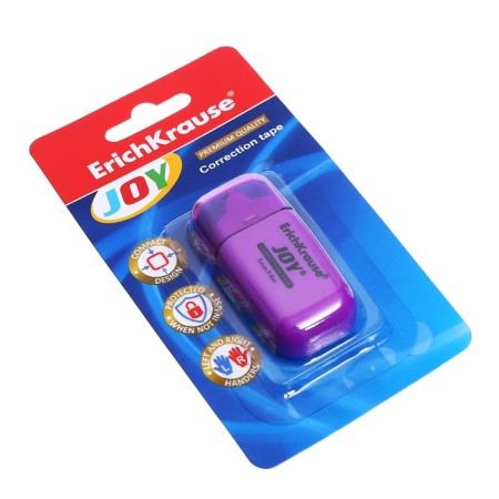Correcting tape, Erichkrause Joy, 5 mm x 6 m, in blister, mix-8