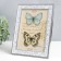 Photo frame plastic 13x18 cm "White" Double silver stroke 21.2x16.2 cm