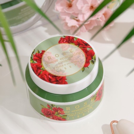 Jigott face cream with Rose Flower Energizing Cream rose extract, 100 ml-1