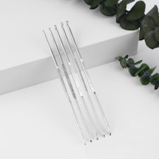 Knitting hook set, d = 1-3 mm, 13 cm, 5 pcs