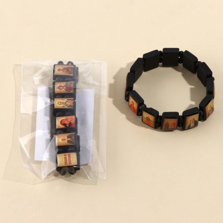 Bracelet "Save and Save", 17 x 1.5 cm-2
