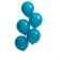 Latex ball 9 ", pastel, set of 100 pcs., Pavovniy blue color