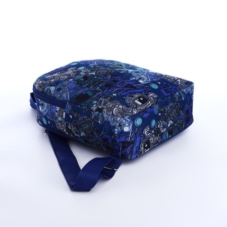 Baby backpack on lightning, blue color-4