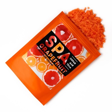 Salt scrub Salt Spa Grapetfruit, 250 g, Beauty Fox-2
