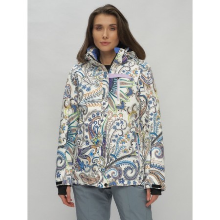Ski costume is female, size 42, colorful color-29