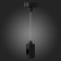 Suspension with a single fixer ST LUCE. ST027.413.00. Farm, 4.5x4.5x209 cm, black color