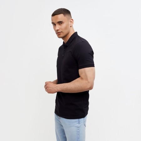 T-shirt (Polo) Male Minaku Regular Fit: Black Color, Rr. 52-1