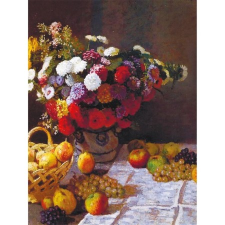 Diamond mosaic with partial filling on the canvas "Summer Still Life", 30 x 40 cm-5