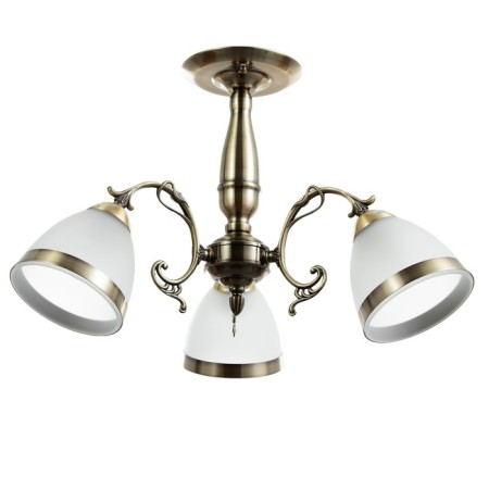 Madeleine chandelier 3x40W E27 Antique bronze 40x40x50 cm.